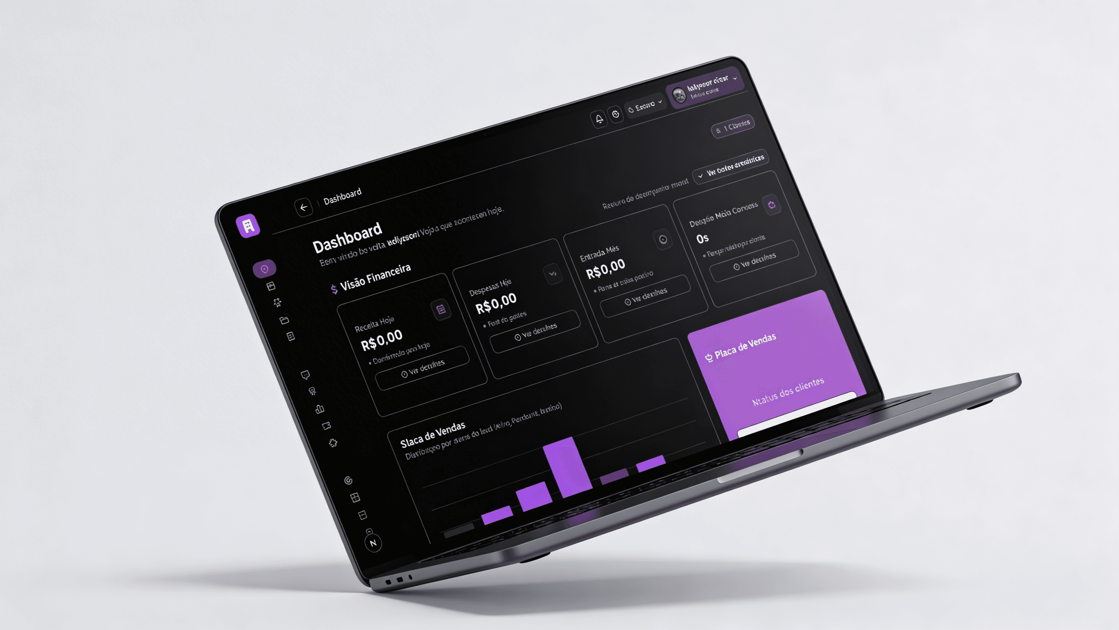 Dashboard Slinny: gestão e atendimento em um só lugar